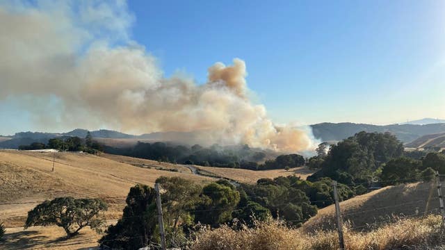 Forward progress stopped on vegetation fire in Contra Costa County