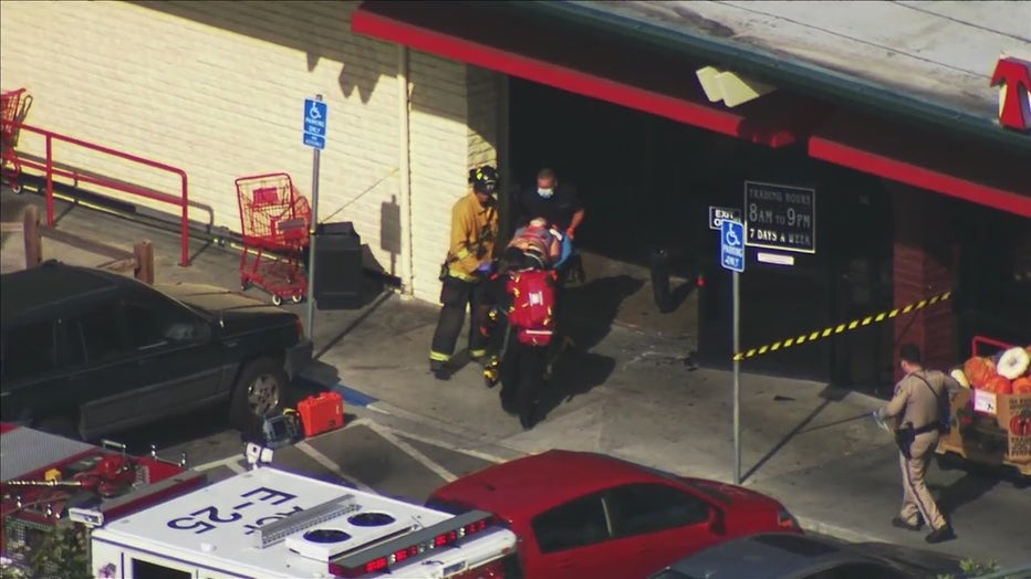 Car accelerates into Trader Joe's Castro Valley store, fire department  responds