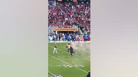 Protester tackled during 49ers games files police report