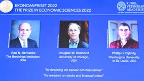 Nobel economics prize awarded to former Fed chair Ben Bernanke, 2 other Americans