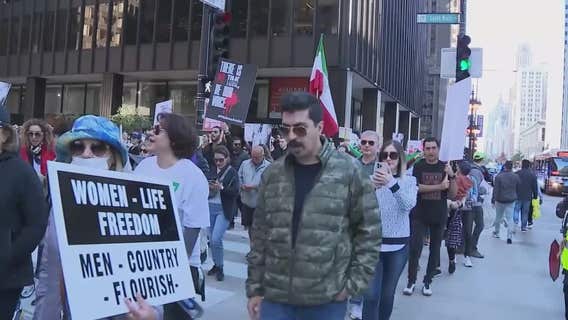 San Francisco demonstration shows support for Iranian protesters