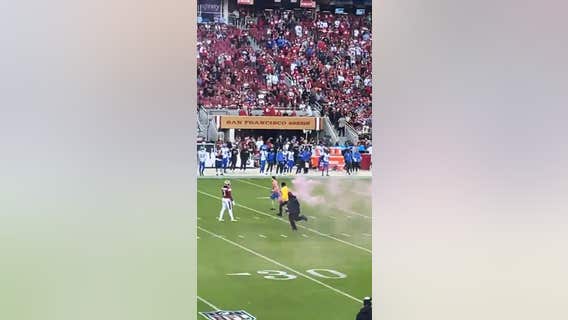 Protester tackled during 49ers games files police report