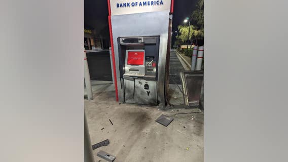 No cash accessed after someone blew up ATM in California