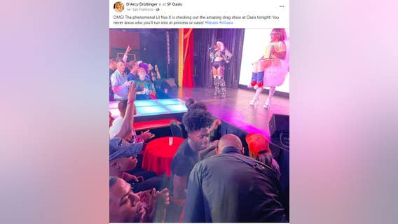 Lil Nas X 'made it rain' on drag performers at SF Oasis this weekend