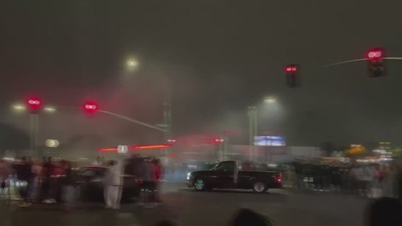 Gunshots fired, firecrackers thrown at 2 Oakland sideshows