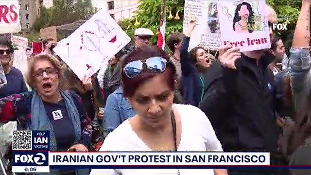 Protests against Iranian government continue in San Francisco