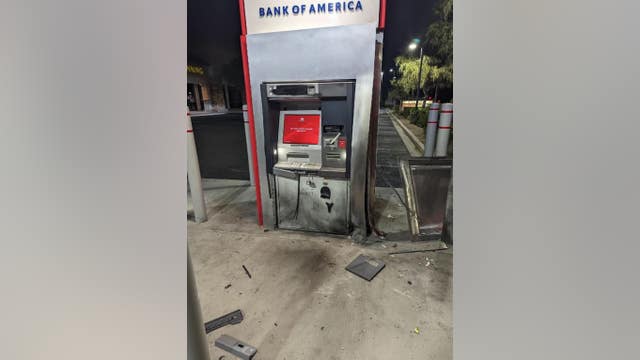 No cash accessed after someone blew up ATM in California