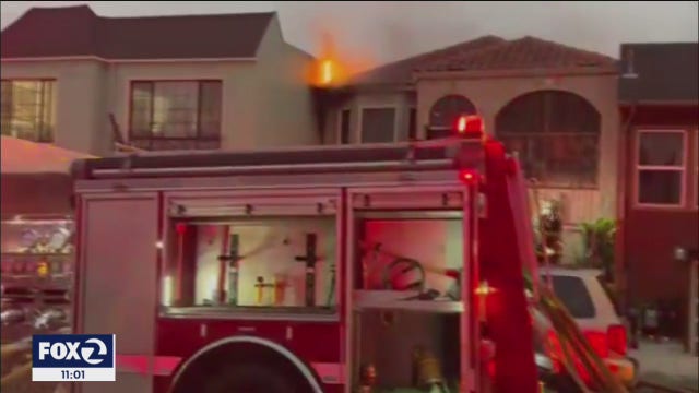 Residents escape flames when fire breaks out in San Francisco's Bayview district