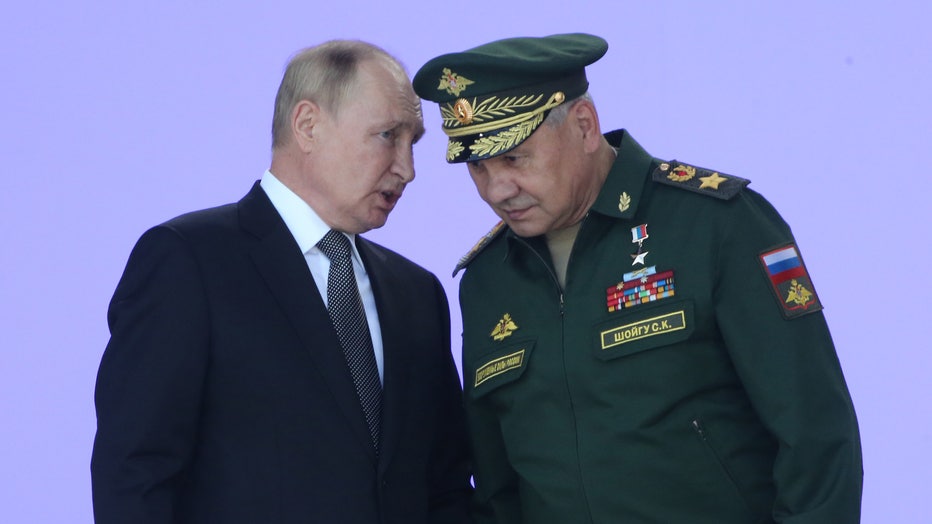 Putin Attends International Military-Technical Forum 'Army 2022' In Kubinka