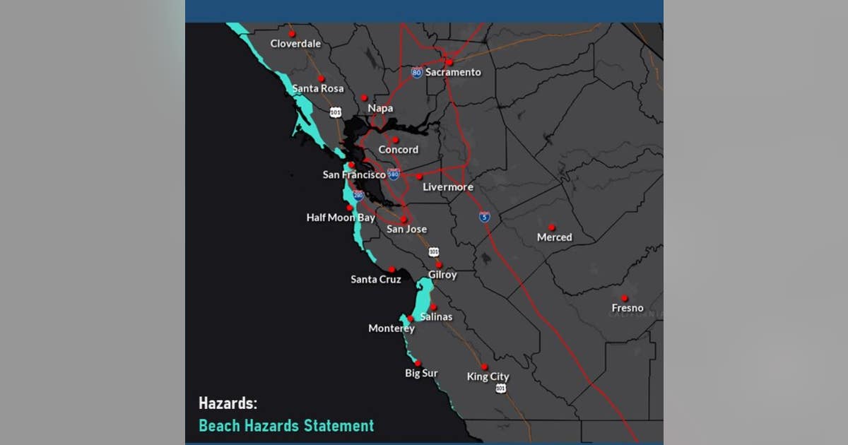 Rip current warning issued for beaches Thursday | KTVU FOX 2