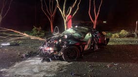 Alleged street racer drove up to 100 mph before crashing in Santa Rosa parking lot, police say
