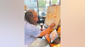 Oakland artist, formerly homeless, uses his experience 'to capture the true emotions of life'