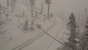 Winter storm warning in effect for Lake Tahoe region, motorists urged to avoid area