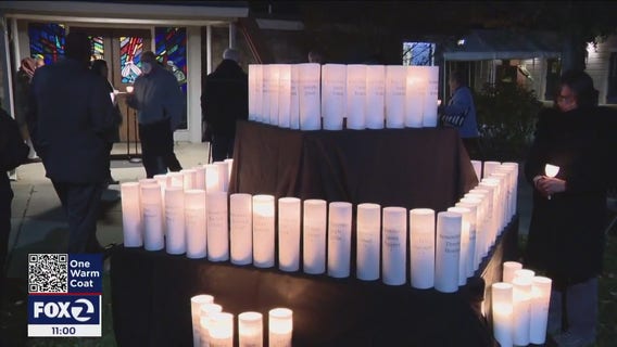 Candlelight vigil held in Fremont to remember people who died living on the streets
