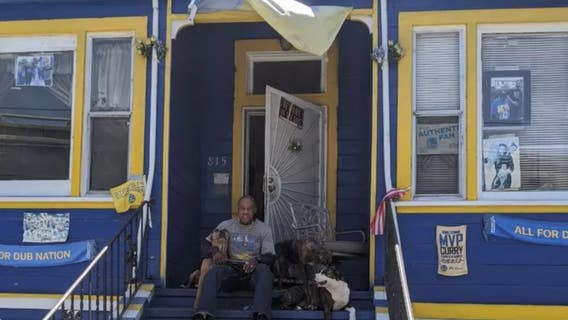 Iconic Warriors house in West Oakland in jeopardy again