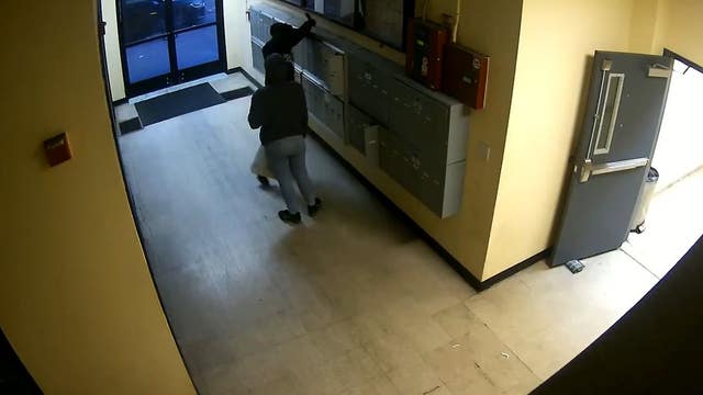 Residents say thieves seen on video prying open mailboxes for gas refund payments