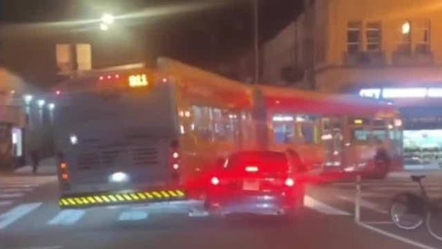 Suspect hijacks Muni bus, assaults driver before hitting 10 vehicles