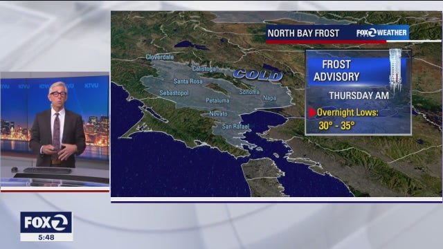 Chilly temperatures in the forecast, rain to return over the weekend