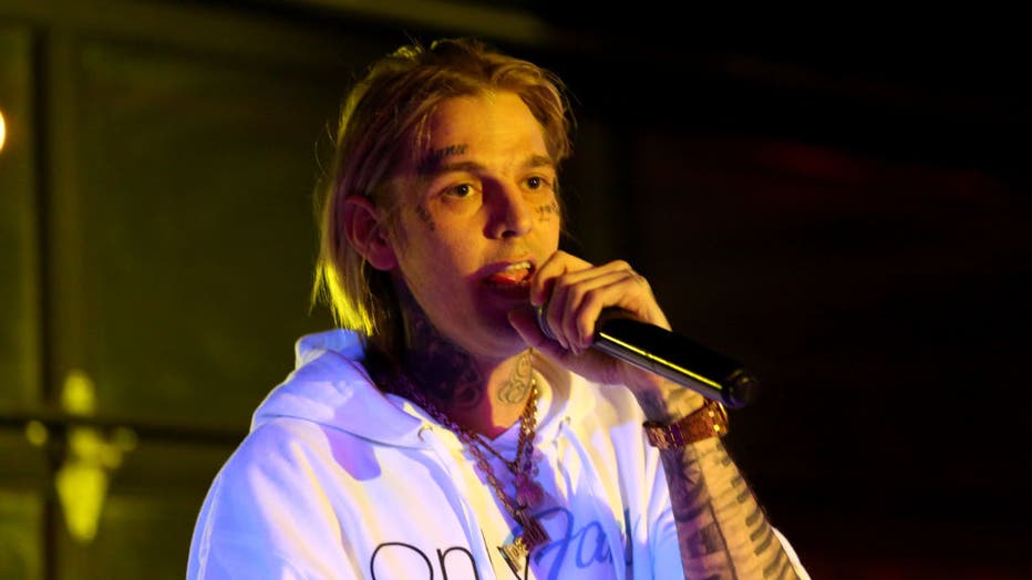 Aaron Carter Performs At Larry Flynt's Hustler Club