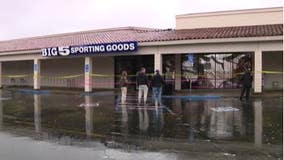 Roof collapses at Big 5 in San Ramon in heavy rain