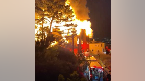 Crews respond to 2-alarm blaze at residential building in Bernal Heights