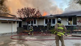 2-alarm fire in Saratoga damages home