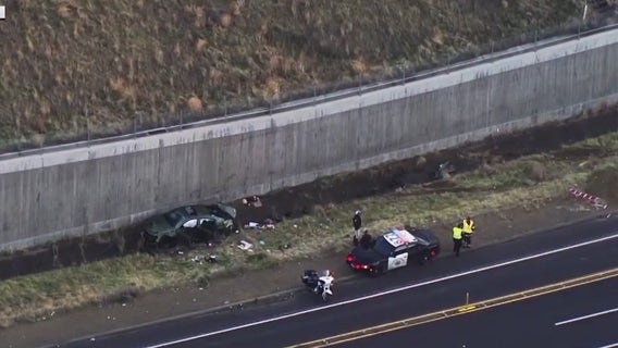 Vehicle flips on Vasco Road in Contra Costa County, CHP investigating