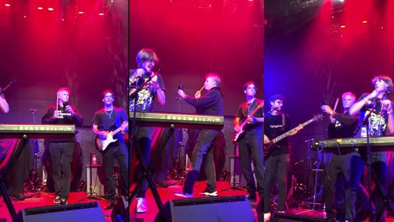 Watch: Will Ferrell joins son’s band on stage, brings the cowbell