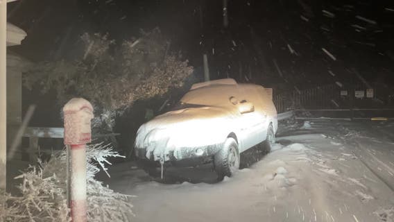 No, it's not the North Pole. These snowy pics are in Santa Clara County