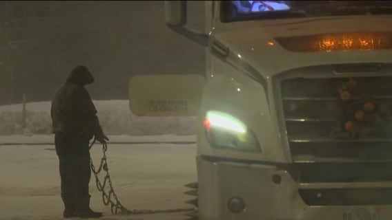 Multiple lanes closed on Santa Clara interstate due to snow & ice accumulation