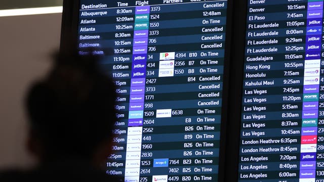 Stranded Southwest passengers exploring alternate travel options