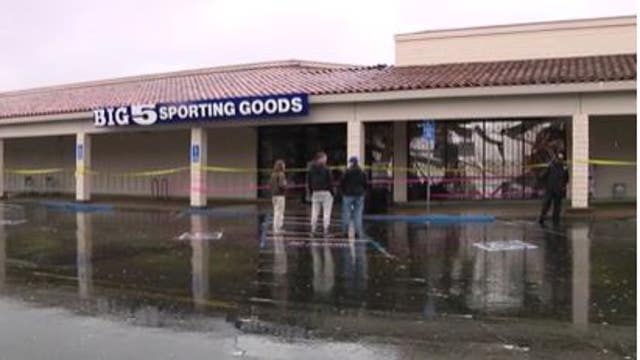 Roof collapses at Big 5 in San Ramon in heavy rain