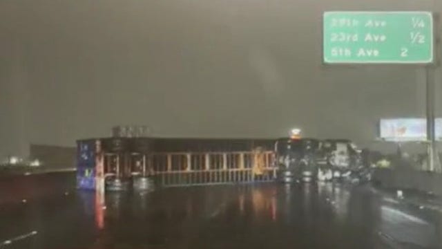 Jackknifed big rig blocks all lanes of I-880 in Oakland, causing traffic nightmare for hours