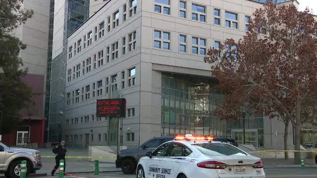 Woman who barricaded herself in San Jose State library bathroom had replica gun: police