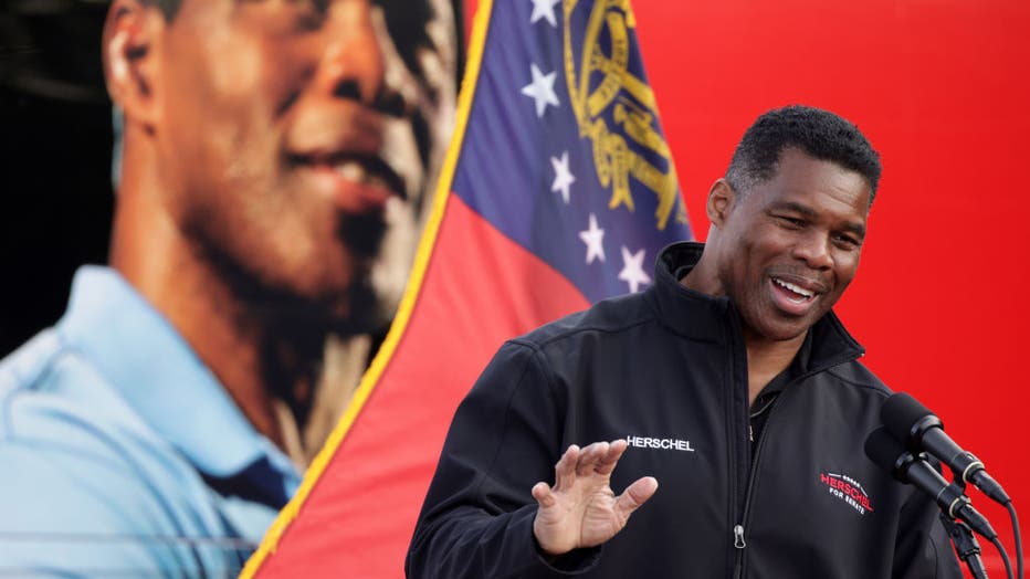 Herschel Walker Campaigns In Georgia Ahead Of Runoff Senate Election