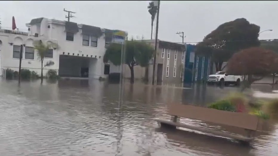 Atmospheric river dumps heavy rain snow across California