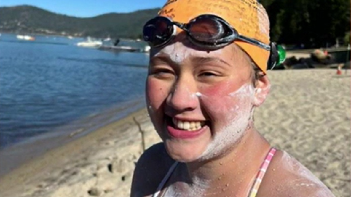 Bay Area teen swims from Ireland to Scotland, for 'every single person' ever touched by cancer