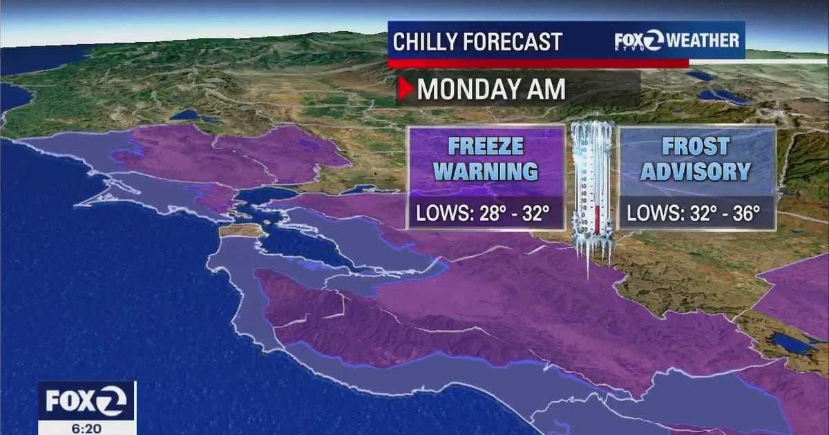 Winter is coming: Freeze warning in effect throughout Bay Area counties ...