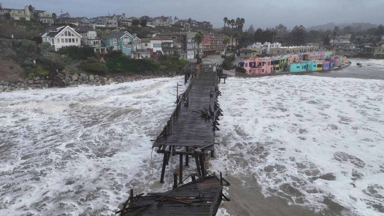 Capitola, Seacliff piers in Santa Cruz County torn apart in storm