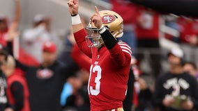 Purdy leads 49ers to 10th straight win, 38-13 over Cardinals