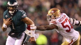 Hurts, Eagles soar into Super Bowl, rout 49ers for NFC title