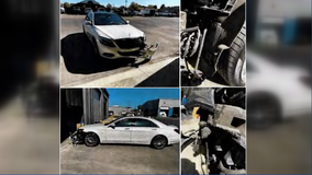 Oakland police sergeant caused $14K of damage in Mercedes hit-and run, claim shows