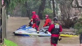 Santa Cruz County crews hop on jet skis to rescue stranded homeowners