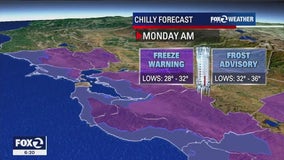 Winter is coming: Freeze warning in effect throughout Bay Area counties
