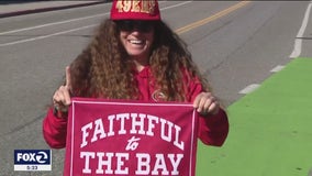 Big sendoff for 49ers as team heads to Philadelphia for NFC championship game