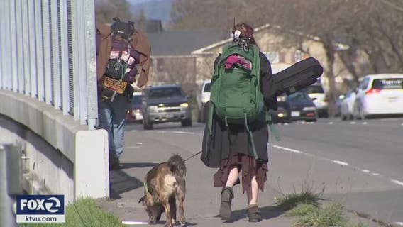 Part of Joe Rodota Trail closed temporarily to relocate homeless encampments