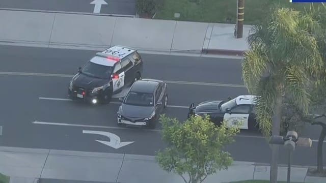 VIDEO: Police chase suspect narrowly dodges CHP's PIT maneuver, briefly extends pursuit