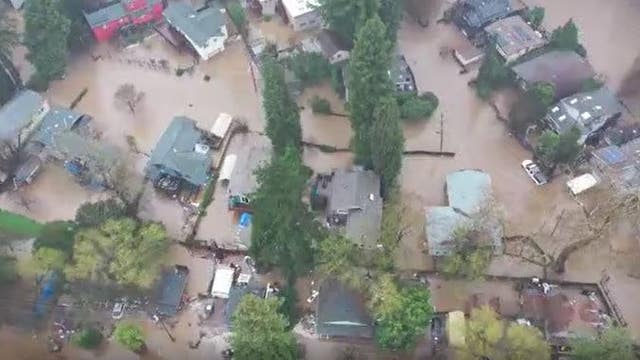 California governor tours storm-ravaged Santa Cruz County