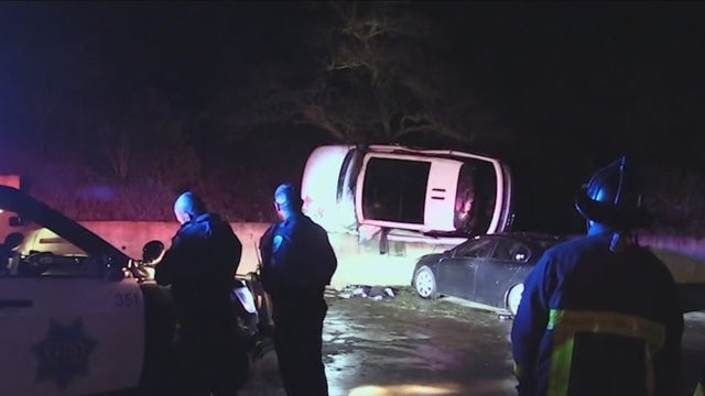 DUI suspect crashes into San Francisco police car