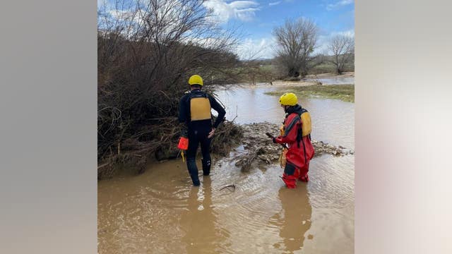 Search for 5-year-old boy swept away in California flood waters turns up one Nike